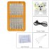 This 300W LED grow light comes with a total of 60 powerful LEDs that feature different types of light to stimulate the growth of your plants  