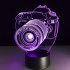 This 3D LED color light in the shape of a camera is the perfect gift for any photography enthusiast out there and it features 7 different colors 