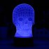 This 3D LED light in the shape of a skull has 2 lighting modes and 7 colors  With its cool visual effects  it is the perfect LED decoration for any boy s room 