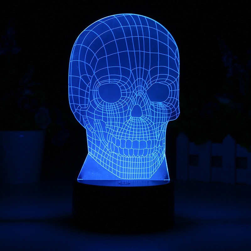 Wholesale 3D Skull LED Light - Color Light From China