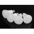 This 4 Pack of RGBW LED bulbs have E27 fittings and are fully adjustable so you can set their brightness and color to suite your mood