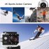 This 4K action camera features a Sony 179 sensor that produces absolutely stunning footage  Its IP68 case allows you to use it underwater  