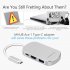 This 5 in 1 USB C hub features three USB 3 0  1 USB C  and 1 HDMI output that supports the ultra fast transfer of 4K media files 