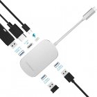 This 5 in 1 USB C hub features three USB 3 0  1 USB C  and 1 HDMI output that supports the ultra fast transfer of 4K media files 