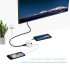 This 5 in 1 USB C hub features three USB 3 0  1 USB C  and 1 HDMI output that supports the ultra fast transfer of 4K media files 