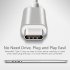 This 5 in 1 USB C hub features three USB 3 0  1 USB C  and 1 HDMI output that supports the ultra fast transfer of 4K media files 