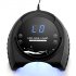 This 60W nail dryer dries and hardens your nail polish in the blink of an eye  fit to be used with both hands and feet 