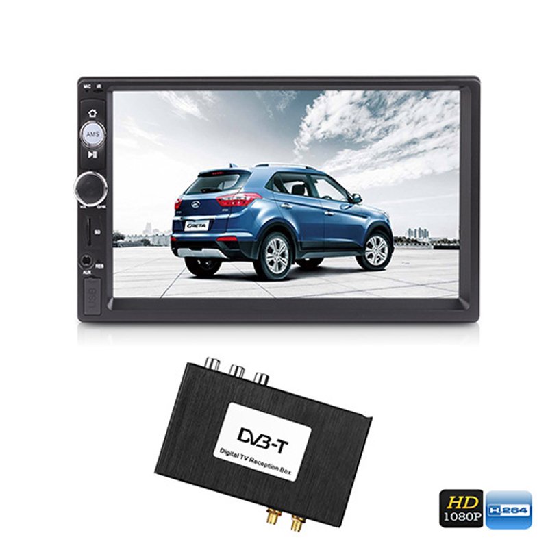 7-Inch Car Media Player With DVB-T Box