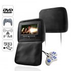 This 7 inch widescreen headrest DVD player is the best way to quickly and easily turn your car into a complete entertainment center  