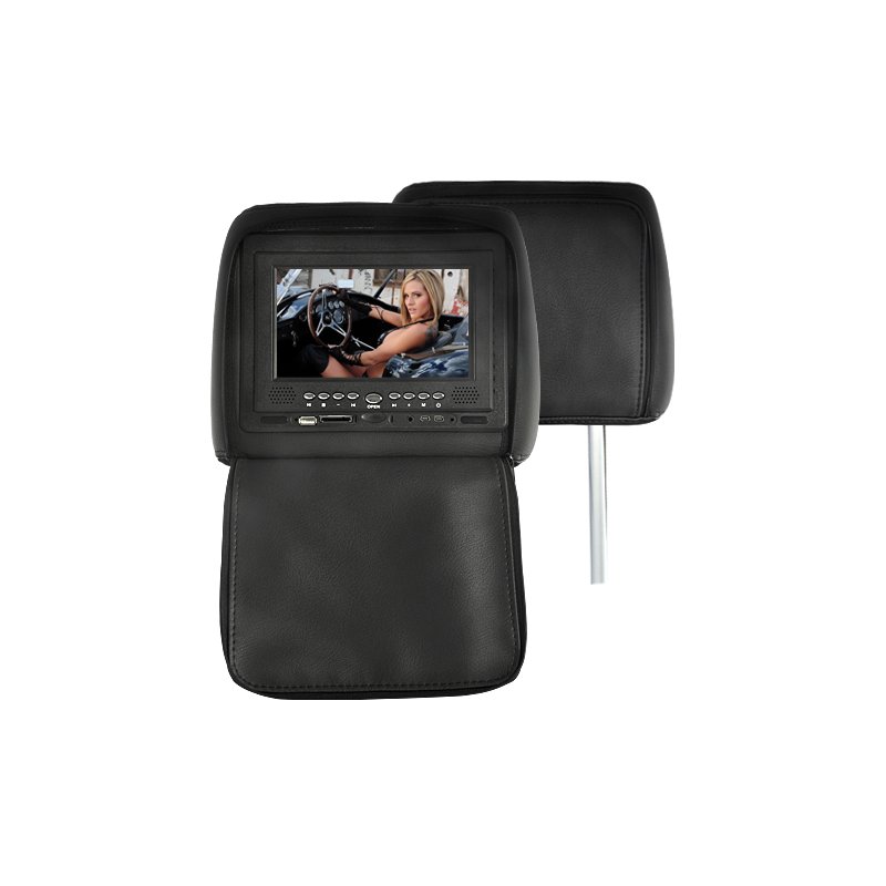 Pair 7 Inch Headrest DVD Player