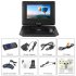 This 9 Inch Portable DVD Player allows you to watch your favorite movies  listen to FM radio  play games  and watch analog TV at any given moment 