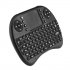 This 91 key portable mini keyboard lets you easily control your PC or smart TV from afar  It features a QWERTY layout  mousepad and game controller 