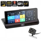 This Android Car DVR System comes with a front and rear camera and accurate GPS navigation   making it the perfect dash cam for in your car 