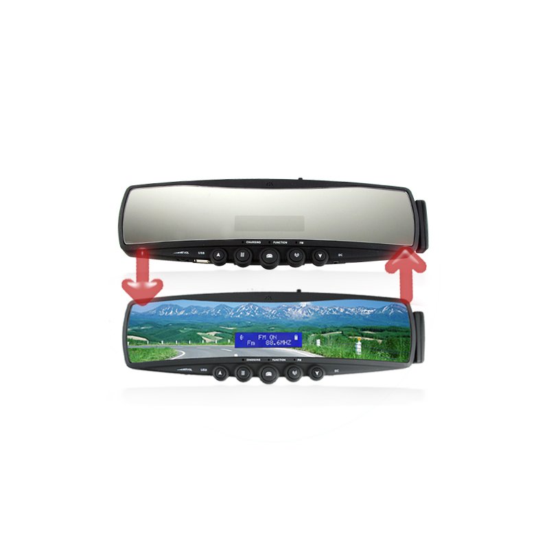 Wholesale Bluetooth Rearview Mirror with Embedded MiniLCD From China
