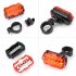 This CREE LED Bike Light set lets you head out after dark safe and secure  Coming with a head strap this LED light can additionally be used as a Headlight  