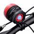 This CREE LED Bike Light set lets you head out after dark safe and secure  Coming with a head strap this LED light can additionally be used as a Headlight  