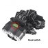 This CREE LED headlight features 5 bright LED lights  It comes with two Blue ray lights that offer a great solution during hunting and fishing trips  