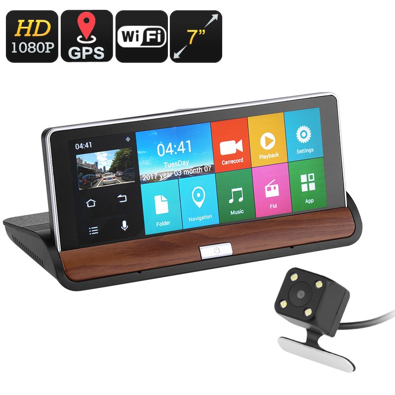 Car DVR Kit With GPS Navigation