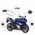 This Dual Camera Motorcycle DVR comes with two waterproof cameras and a 2 Inch display  Its 0 3MP CMOS sensor treats you with crisp 720p footage  