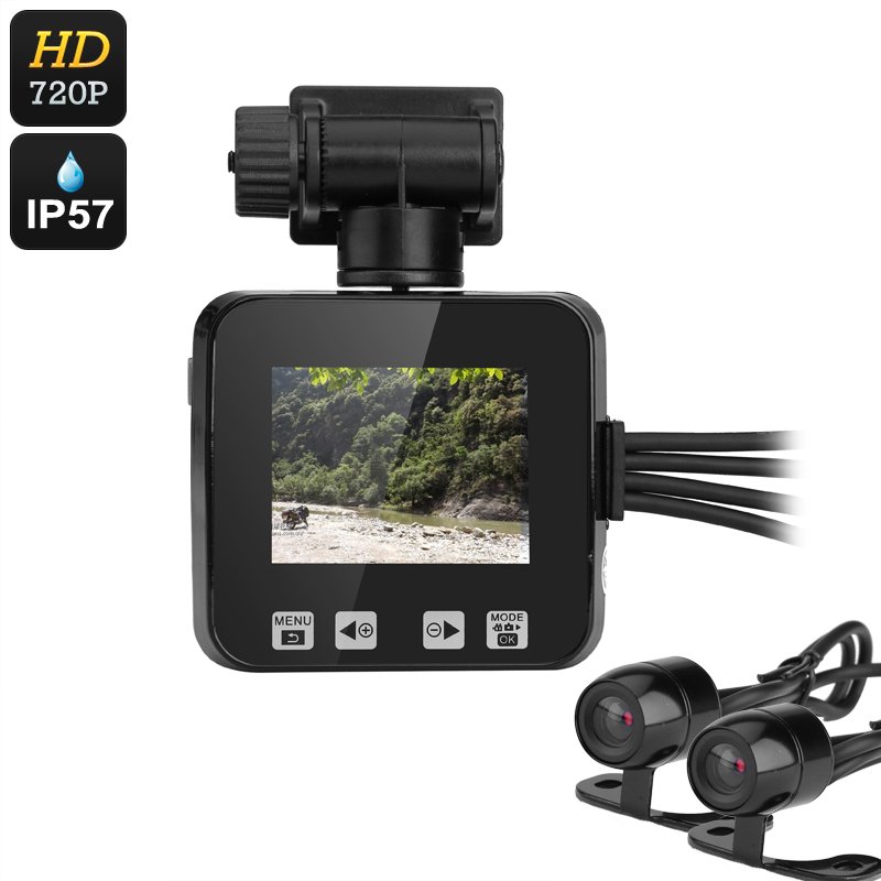 Dual-Camera Motorcycle DVR