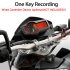 This Dual Camera Motorcycle DVR comes with two waterproof cameras and a 2 Inch display  Its 0 3MP CMOS sensor treats you with crisp 720p footage  