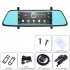 This FHD Car DVR comes with a front camera and rear view parking camera  It furthermore supports 3G  GPS  and runs on an Android OS 