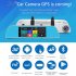 This Ful HD car DRV comes with two cameras and runs on an Android 5 0 OS  It provides you with a clear overview of all that s happening around your car 
