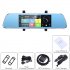This Ful HD car DRV comes with two cameras and runs on an Android 5 0 OS  It provides you with a clear overview of all that s happening around your car 