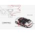 This Ful HD car DRV comes with two cameras and runs on an Android 5 0 OS  It provides you with a clear overview of all that s happening around your car 
