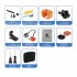 This Go Pro Accessory Kit comes with a wide range of accessories for your sports action camera  