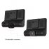 This HD Car DVR Kit comes with a total of 3 cameras that include an HD front camera and rear view parking camera  