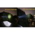 This IP65 waterproof 1000 lumen flashlight lights up all that lies ahead of you in a 250m range  It features a massive 18650mAh battery for hours of light 