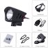 This IP65 waterproof 1000 lumen flashlight lights up all that lies ahead of you in a 250m range  It features a massive 18650mAh battery for hours of light 