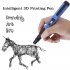 This Intelligent 3D Pen lets you print 3D objects  Perfect for 3D drawing  arts  modeling  or craft printing  