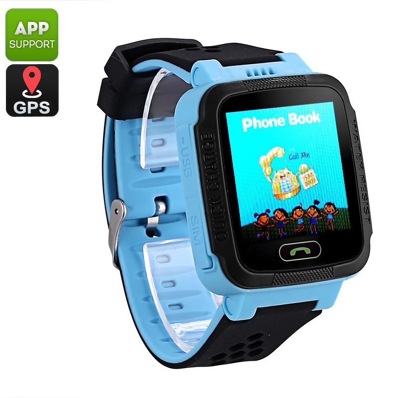 Kids GPS Tracker Watch (Blue)