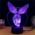 This LED Black Hawk Knight with 7 different light colors and 2 lighting modes   making it the perfect gift to all hard rock and bikers memorabilia lovers 