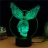 This LED Black Hawk Knight with 7 different light colors and 2 lighting modes   making it the perfect gift to all hard rock and bikers memorabilia lovers 
