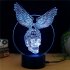 This LED Black Hawk Knight with 7 different light colors and 2 lighting modes   making it the perfect gift to all hard rock and bikers memorabilia lovers 