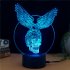 This LED Black Hawk Knight with 7 different light colors and 2 lighting modes   making it the perfect gift to all hard rock and bikers memorabilia lovers 