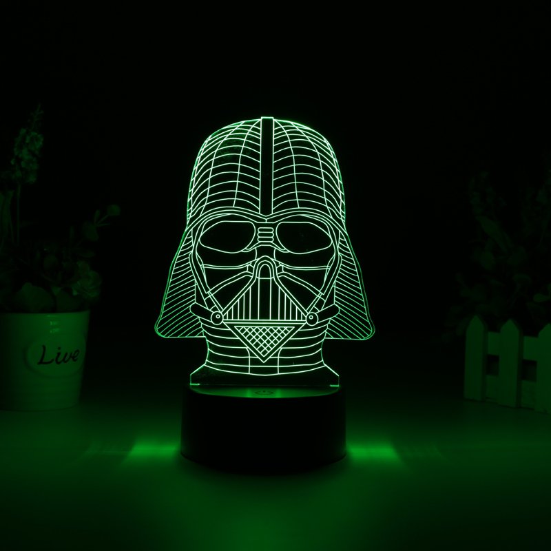 Darth Vader 3D LED Color Light
