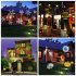 This LED holiday light projector lets you create stunning light effects  Comes with 12 different LED light patterns and a weatherproof design 
