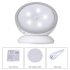 This LED night light features a 360 degree rotating design and comes with a motion sensor that detects movement up to 4 meters away 