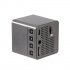 This Mini DLP Projector supports 1080p movie files  It comes with a 950mAh battery and brings forth a massive 70 Inch projection display  