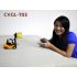 This RC Forklift has a fully functional lifting arm that can pick up small loads   The lifting  arm quickly lifts its small cargo to a height of 11 5cm and til