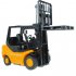 This RC Forklift has a fully functional lifting arm that can pick up small loads   The lifting  arm quickly lifts its small cargo to a height of 11 5cm and til