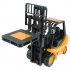 This RC Forklift has a fully functional lifting arm that can pick up small loads   The lifting  arm quickly lifts its small cargo to a height of 11 5cm and til