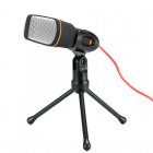This Stereo Condenser Microphone has a 3 5mm Output Jack and great Noise Cancellation  it comes with a 6 inch tripod and is easy to set up and use