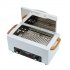 This Sterilizer Machine kills 100  of viruses and bacteria on small objects thanks to its 200C Degree dry air cleaning method  