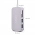 This USB C Multi Port adapter comes with an HDMI port  Gigabit Ethernet port  two USB 3 0 ports  Micro SD card slot  SD card slot  and USB C input 
