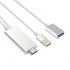 This USB to HDMI cable lets you mirror all that s happening on your phone s display onto your large screen TV  For most iPhone and Samsung phones  